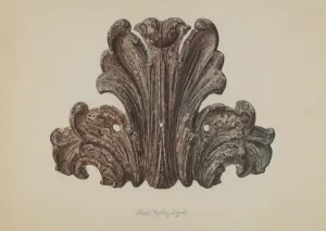 Ornamental Iron Leaf, 1938. Creator: Lloyd Charles Lemcke