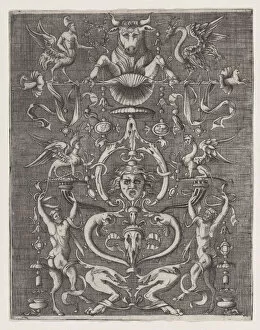 Mythological Creature Gallery: Ornamental Panel, ca. 1514-36. ca. 1514-36. Creator: Anon