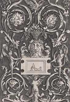 Ornamental Panel, ca. 1514-36. Creator: Agostino Veneziano