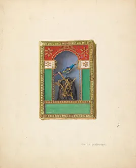Boehmer Fritz Prints: Ornamental Shadow Box, c. 1939. Creator: Fritz Boehmer