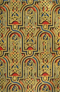 Ornaments on panels, Hall of Ambassadors, 1907. Creator: Unknown