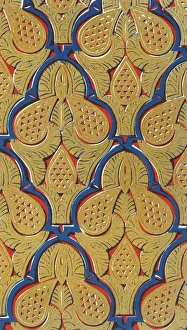 Ornaments in spandrils of arches, Hall of the Abencerrages, 1907. Creator: Unknown