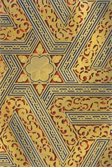 Albert Frederick Prints: Ornaments on the walls, House of Sanchez, 1907. Creator: Unknown