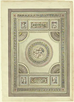 Palladian Prints: An Ornate Ceiling with an Allegory of Spring