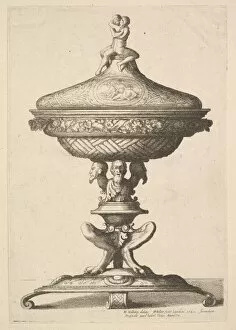 Ornate goblet, 1642. Creator: Wenceslaus Hollar