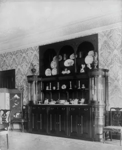 Dresser Prints: Ornate interiors of Chandler Hale house