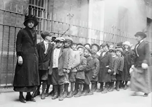 Orphans at horse show - N.Y. 11/13, 1913. Creator: Bain News Service
