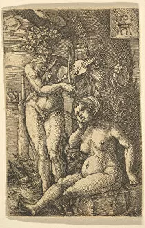 Orpheus and Eurydice, 1528. Creator: Heinrich Aldegrever