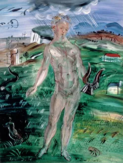 Dufy Prints: Orpheus, Normandy countryside, 1929. Artist: Raoul Dufy