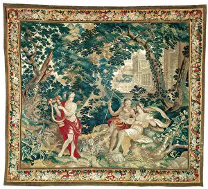 Garlands Collection: Orpheus Playing the Lyre to Hades and Persephone, from Orpheus and Eurydice or The