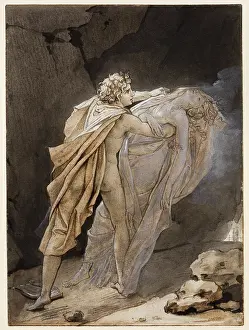 Regret Prints: Orpheus tries to hold on to Eurydice, c1791. Creator: Francois Pascal Simon Gerard
