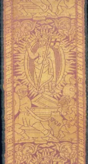 Orphrey Prints: Orphrey Band (Depicting the Resurrection), Italy, 15th / 16th century. Creator: Unknown