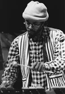 Mallet Prints: Orphy Robinson, Queen Elizabeth Hall, London, 1997. Creator: Brian Foskett