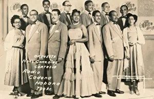 West Indian Prints: Orquesta: Neno Gonzalez Cortesia - Radio Cadena Habana, c1910