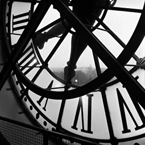 View Through Gallery: Orsay Clock, Paris. Creator: Tom Artin