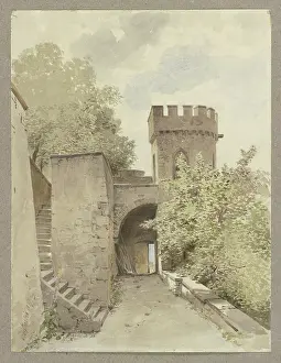 Heritage Prints: Ortenberg castle, 1847. Creator: Carl Theodor Reiffenstein