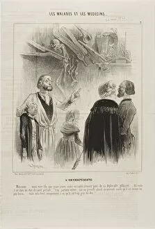 The Orthopedist (plate 9), 1843. Creator: Charles Emile Jacque