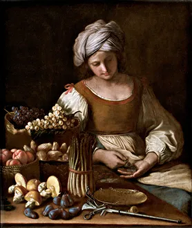 At The Market Collection: Ortolana (The Vegetable Vendor), 1655