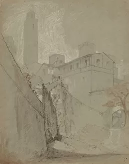 Vedder Elihu Gallery: Orvieto, c. 1890. Creator: Elihu Vedder