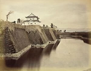 Pastime Collection: Osaka Castle, 1865. Creator: Unknown