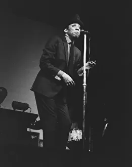 Oscar Brown Jr, London, 1963. Creator: Brian Foskett