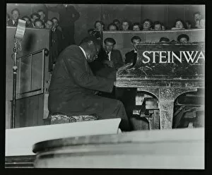 Playing An Instrument Collection: Oscar Peterson in concert at Colston Hall, Bristol, 1955. Artist: Denis Williams