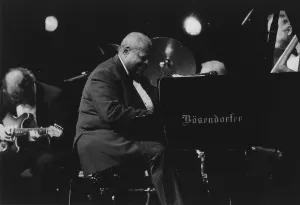 1995 Prints: Oscar Peterson, North Sea Jazz Festival, Netherlands, 1995. Creator: Brian Foskett