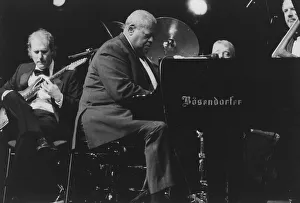 Albert Hall Prints: Oscar Peterson, North Sea Jazz Festival, Netherlands, 1995. Creator: Brian Foskett