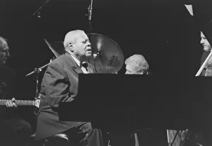 Grand Piano Prints: Oscar Peterson, North Sea Jazz Festival, Netherlands, 1995. Creator: Brian Foskett
