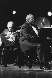 Mixed Race Group Prints: Oscar Peterson, North Sea Jazz Festival, Netherlands, 1995. Creator: Brian Foskett