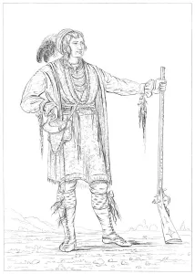 Myers And Co Prints: Osceola, prisoner of war from the Florida War