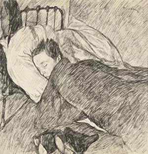 Lvov Gallery: Osip Mandelstam sleeping