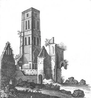 Augustinian Collection: Osney Abbey near Oxford, late 18th-early 19th century