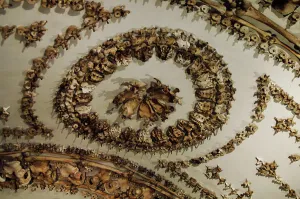 Ossuary chapel, Our Lady of the Conception of the Capuchins, Rome, Italy, 2009. Creator: LTL