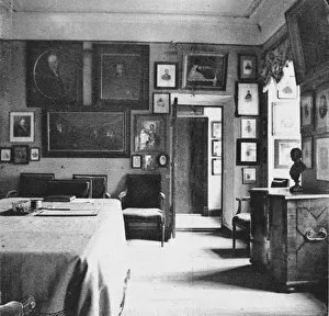 Photochrom Gallery: Ostafyevo Estate. The Karamzin Room, End of 19th century. Artist: Anonymous