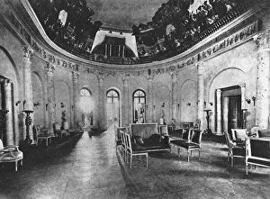 Photochrom Gallery: Ostafyevo Estate. Oval Hall, End of 19th century. Artist: Anonymous