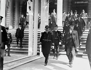 City Hall Prints: Osterhaus & Ridder at City Hall, 1912. Creator: Bain News Service
