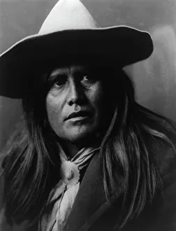 Apache Prints: An Ostoho Cow Boy-Apache, c1903. Creator: Edward Sheriff Curtis