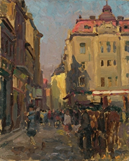 Mousson Teodor Jozef Prints: Ostrava, around 1930. Creator: Teodor Jozef Mousson
