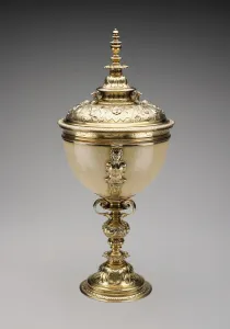 Ostrich Cup, London, 1590. Creator: John Spilman