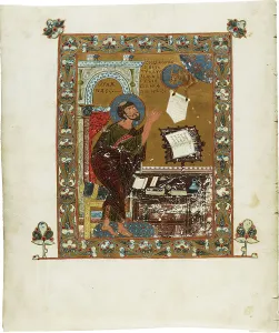 Novgorod School Prints: The Ostromir Gospels. Artist: Ostromir (active 1054-1057)