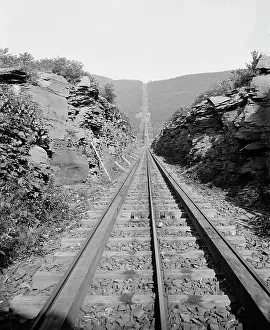 Rail Road Prints: Otis Elevating Railway, looking up