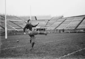 Otis Love Guernsey, football player and squash tennis player at Yale University, 1915. Creator: Bain News Service