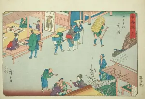 Otsu-No. 54, from the series Fifty-three Stations of the Tokaido (Tokaido gojusan... c. 1847/52. Creator: Ando Hiroshige. Otsu-No. 54, from the series Fifty-three Stations of the Tokaido (Tokaido gojusan... c. 1847/52)