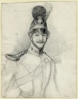 Otto I Prints: Otto I (1815-1867), King of Greece, ca 1835. Artist: Kraus, Gustav (1804-1852)