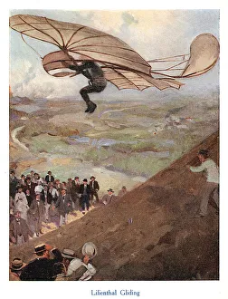 Aeronautics Gallery: Otto Lilienthal, German aeronaut, early 20th century