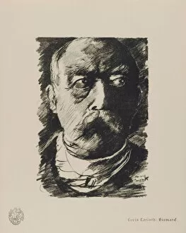 Monochrome Picture Collection: Otto von Bismarck (1815-1898), 1915. Creator: Corinth, Lovis (1858-1925)