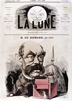 Andre Gill Collection: Otto von Bismarck German statesman, when Conservative Deputy and Inspector of Dykes, 1867
