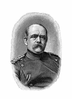 Bismarck Collection: Otto von Bismarck, German statesman, 1871