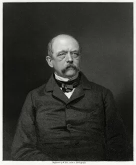 W Holl Gallery: Otto von Bismarck, German statesman, 19th century. Artist: W Holl